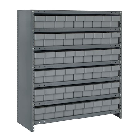 Quantum Storage Systems Euro Drawer Shelving Closed Unit CL1839-604GY